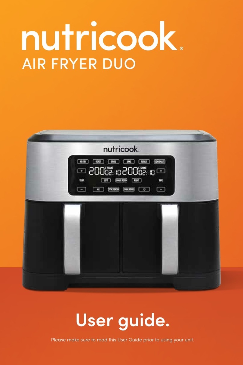 nutricook AIR FRYER DUO User manual