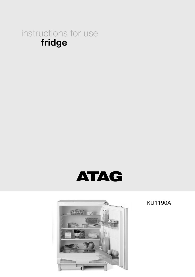 Atag KU1190A User manual Atag KU1190A User manual