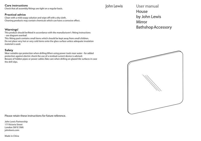 John Lewis House User manual John Lewis House User manual