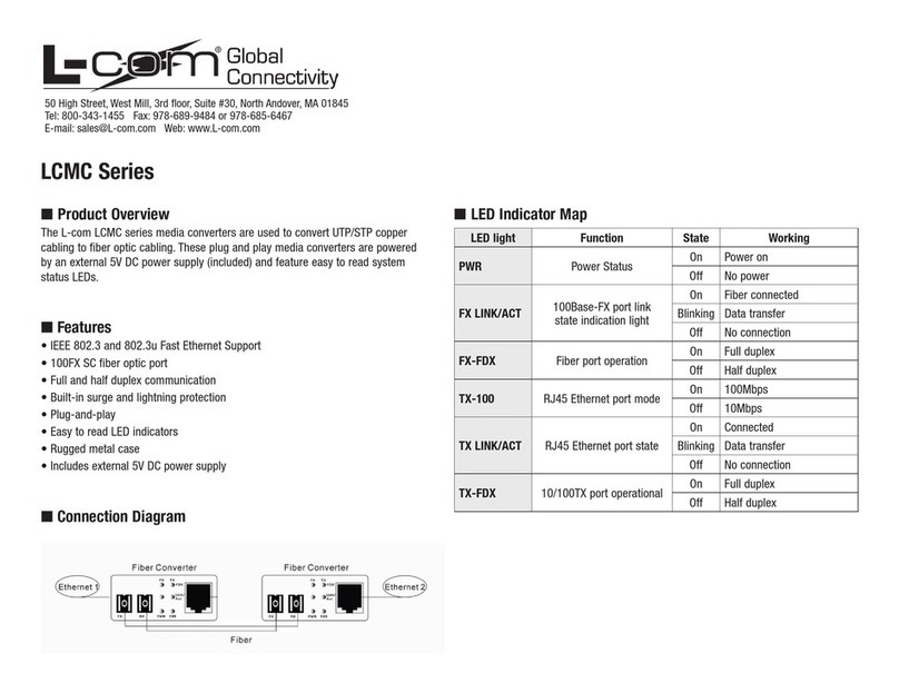 l-com LCMC Series quick start guide