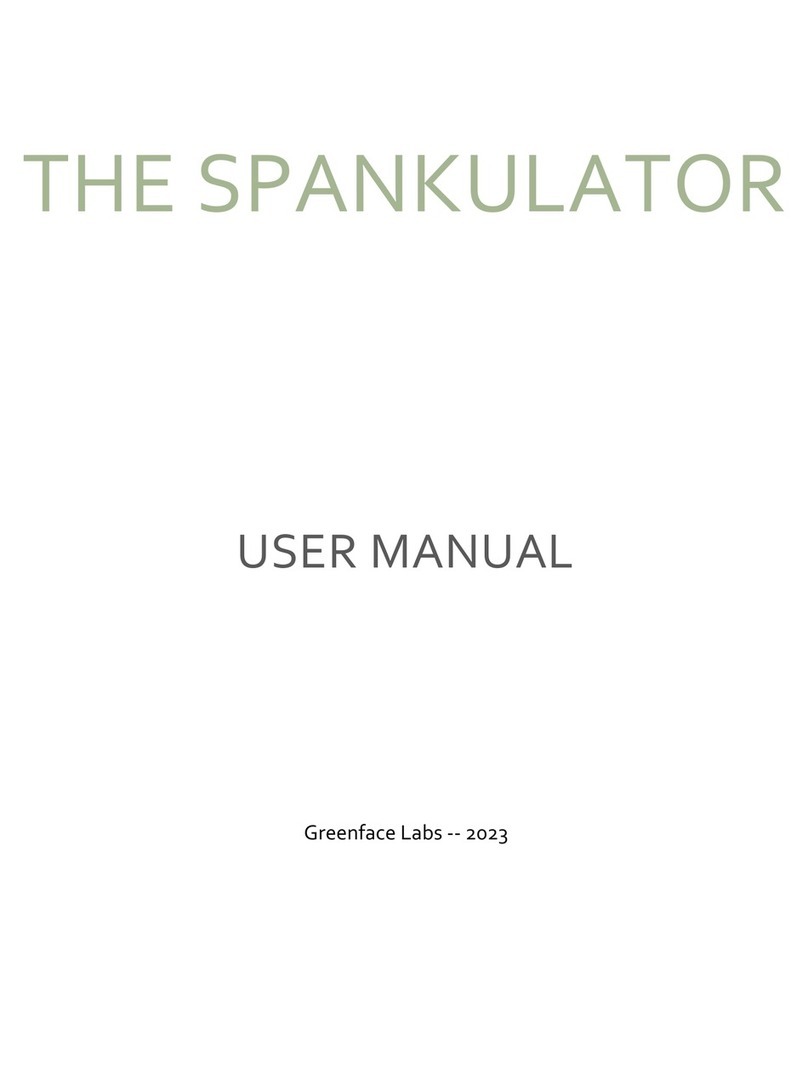 Greenface Labs THE SPANKULATOR user manual