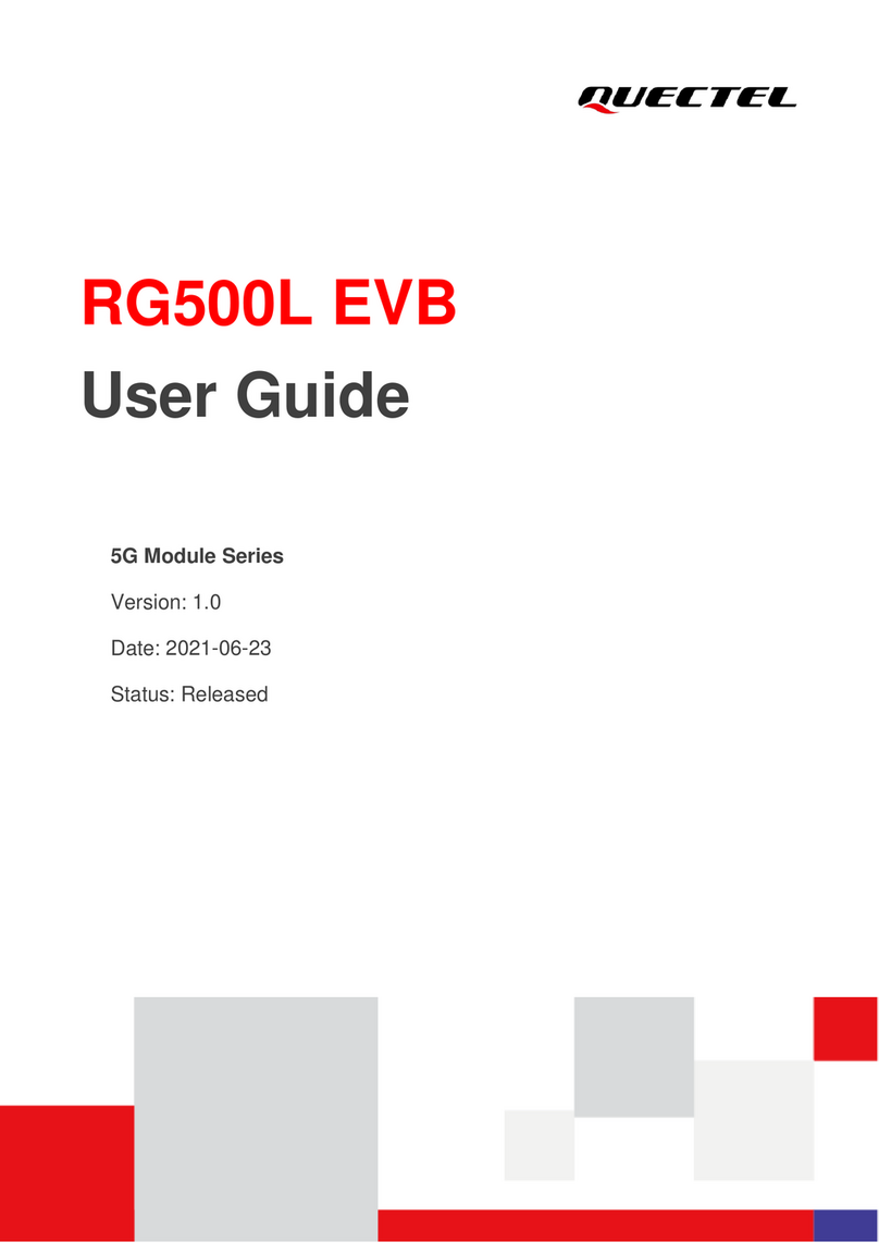 Quectel RG500L EVB User manual