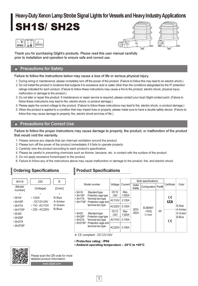Qlight SH1S User manual