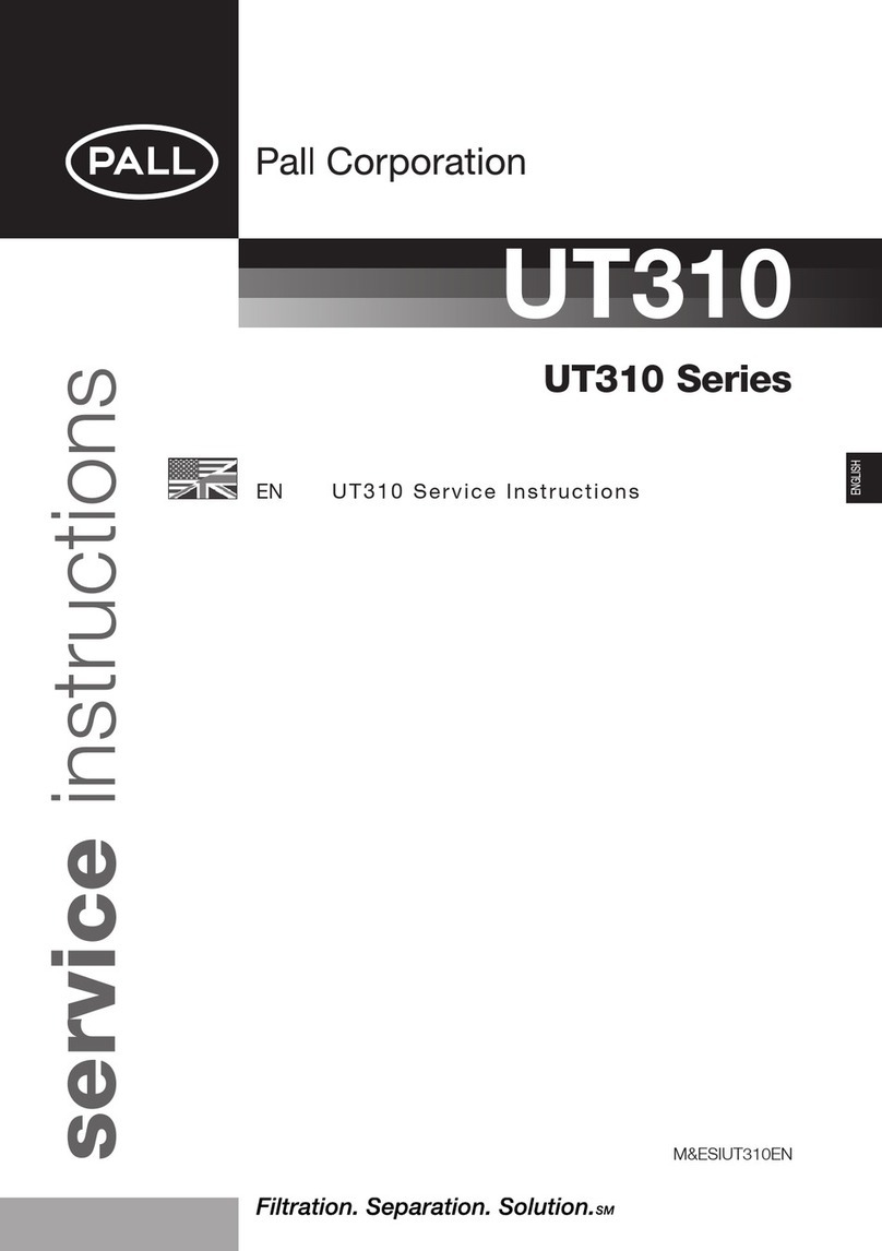 Pall UT310 Series Operating instructions