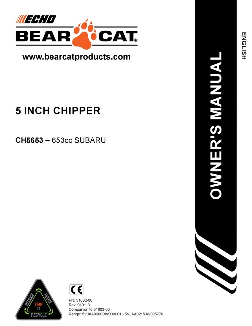 Echo BEAR CAT CH5653 User manual