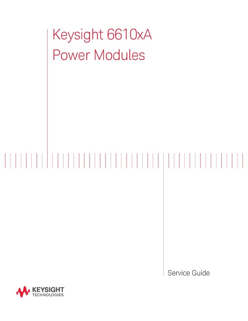 Keysight 6610 A Series User manual