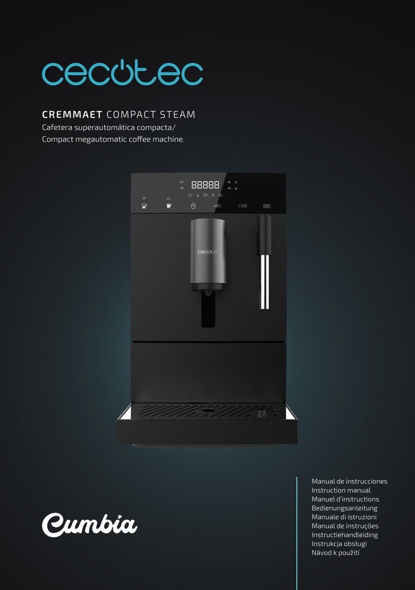 cecotec CREMMAET COMPACT STEAM instruction manual