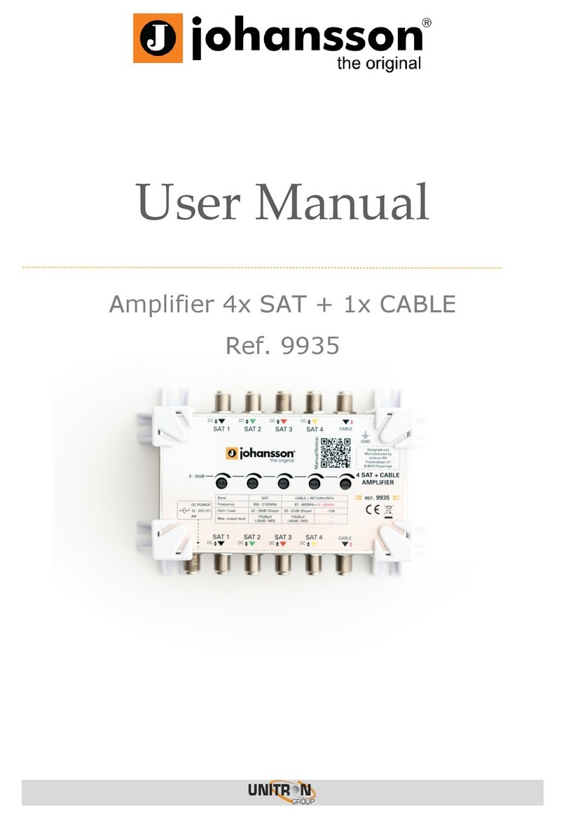 Unitron Johansson 9935 User manual
