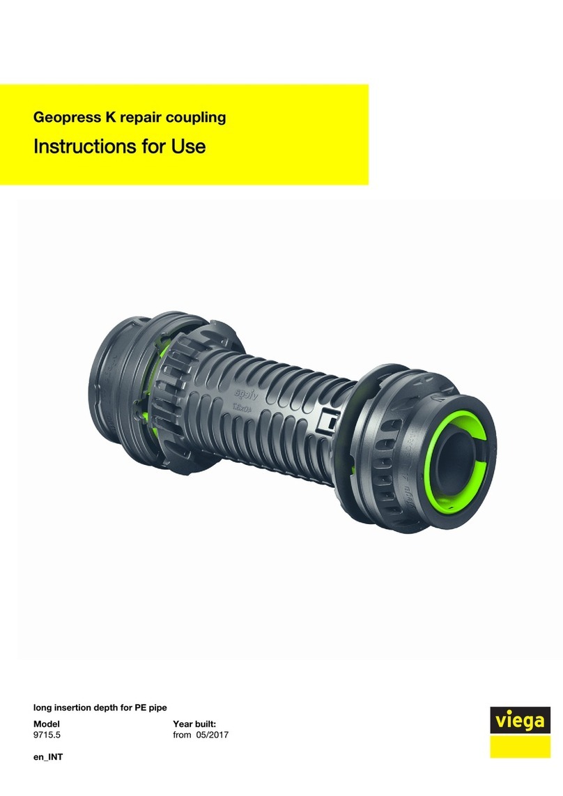 Viega Geopress K Instructions for use