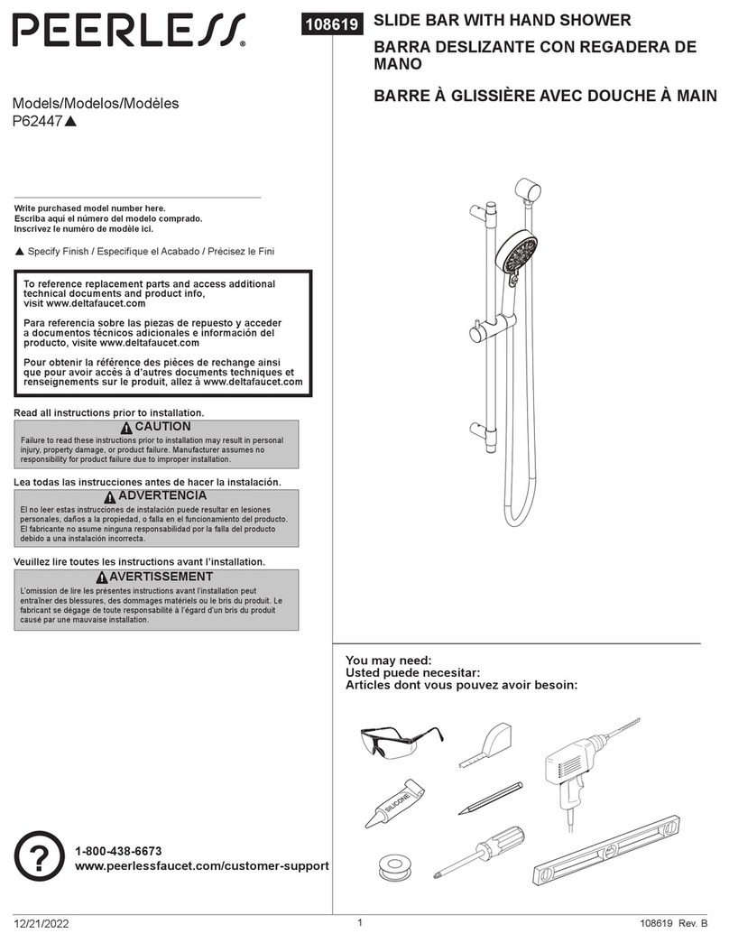 PEERLESS P62447 Series User manual