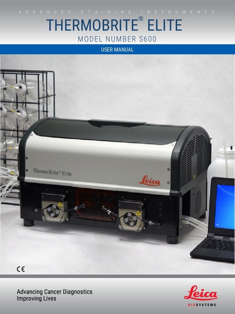 Leica THERMOBRITE ELITE User manual Leica THERMOBRITE ELITE User manual