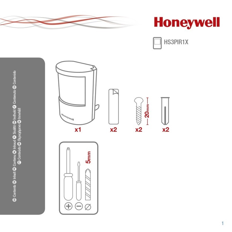 Honeywell HS3PIR1X manual