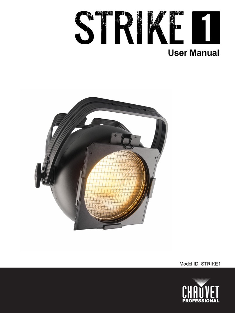 Chauvet Professional STRIKE 1 user manual Chauvet Professional STRIKE 1 user manual