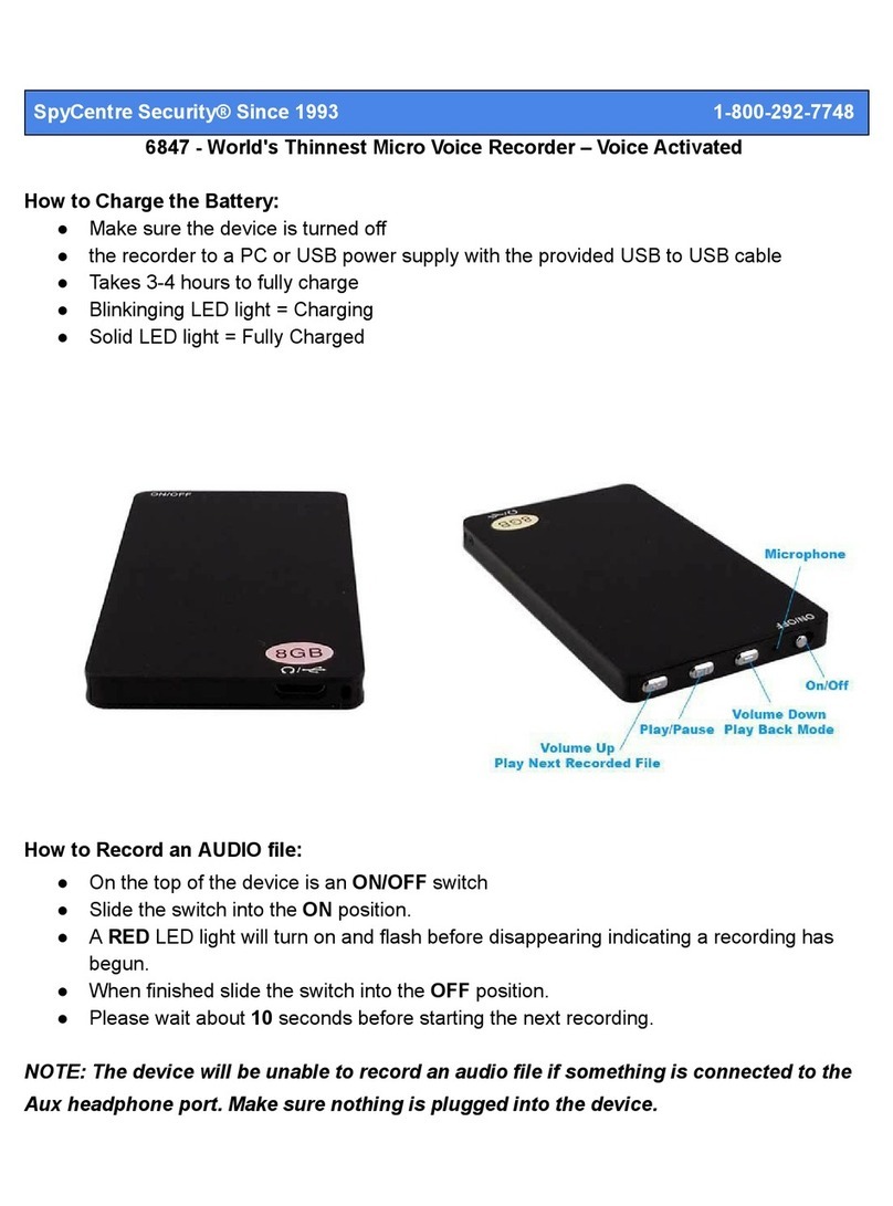 Spycentre 6847 User manual