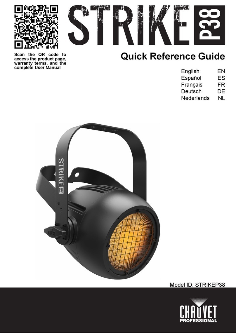 Chauvet Professional Strike P38 User manual