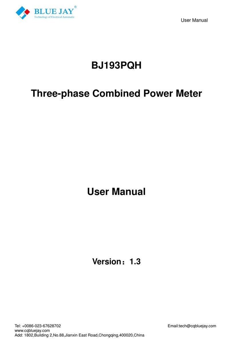 BLUE JAY BJ193PQH user manual