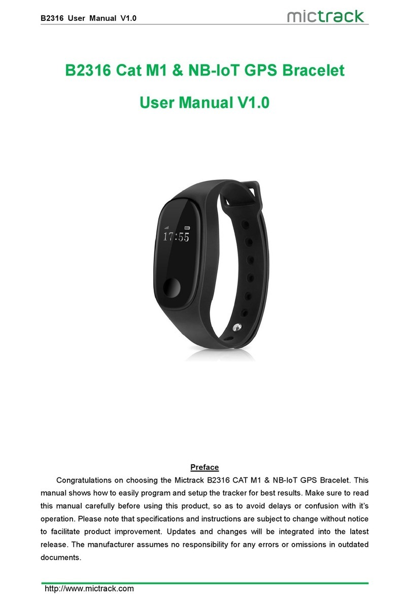 Mictrack B2316 user manual