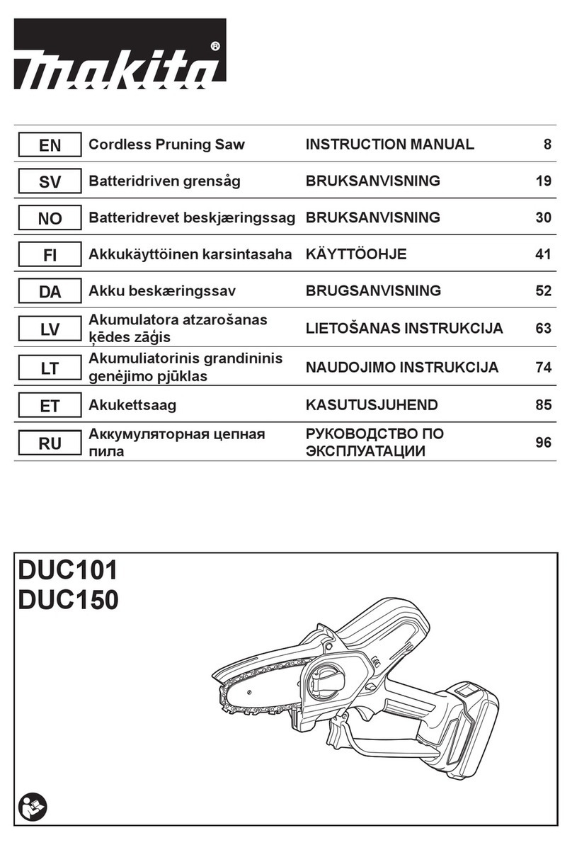 Makita DUC101 instruction manual