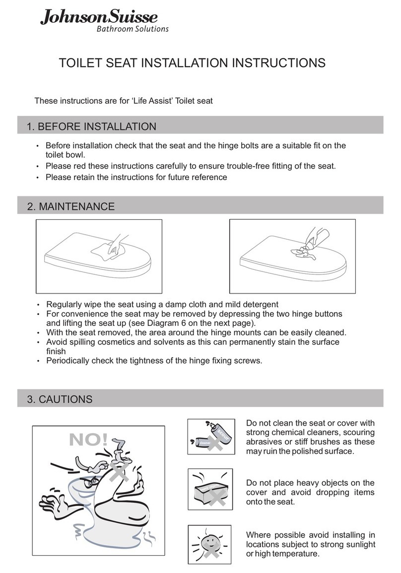 JohnsonSuisse Life Assist RB6044B installation instructions