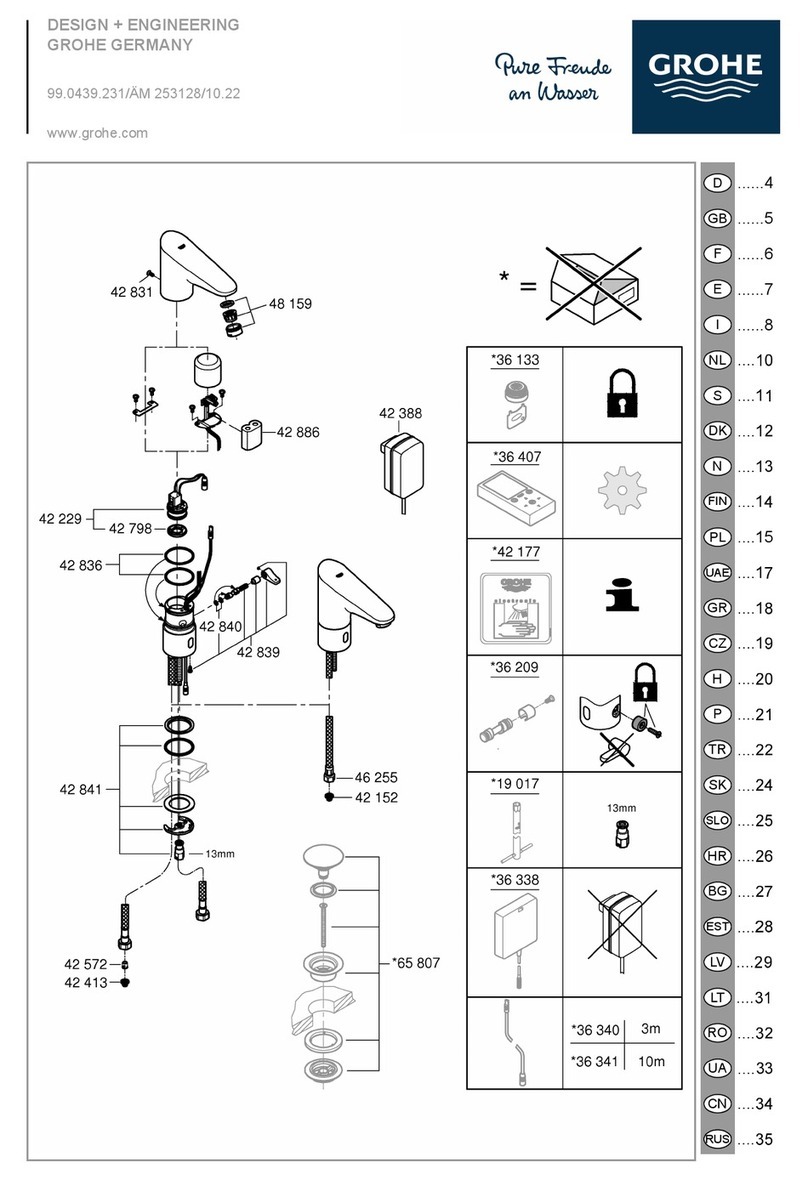 Grohe 36207001 manual