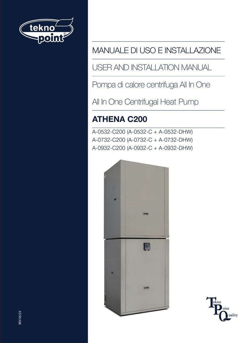 Tekno Point ATHENA C200 User and installation manual