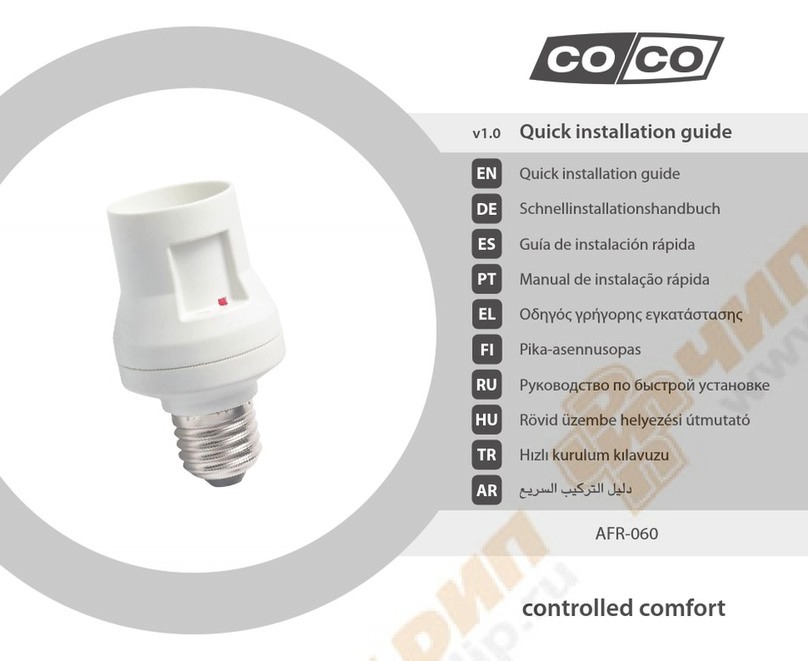 CoCo AFR-060 Quick installation guide