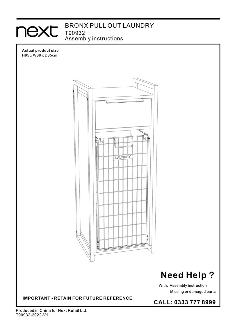 Next BRONX T90932 Assembly instructions