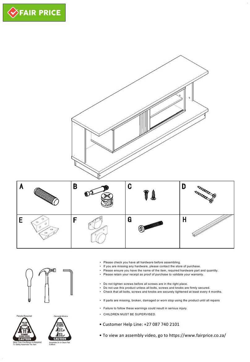 FAIR PRICE BRAZILIA Assembly manual