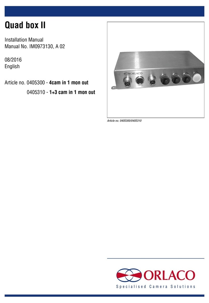 Orlaco Quad box II installation manual