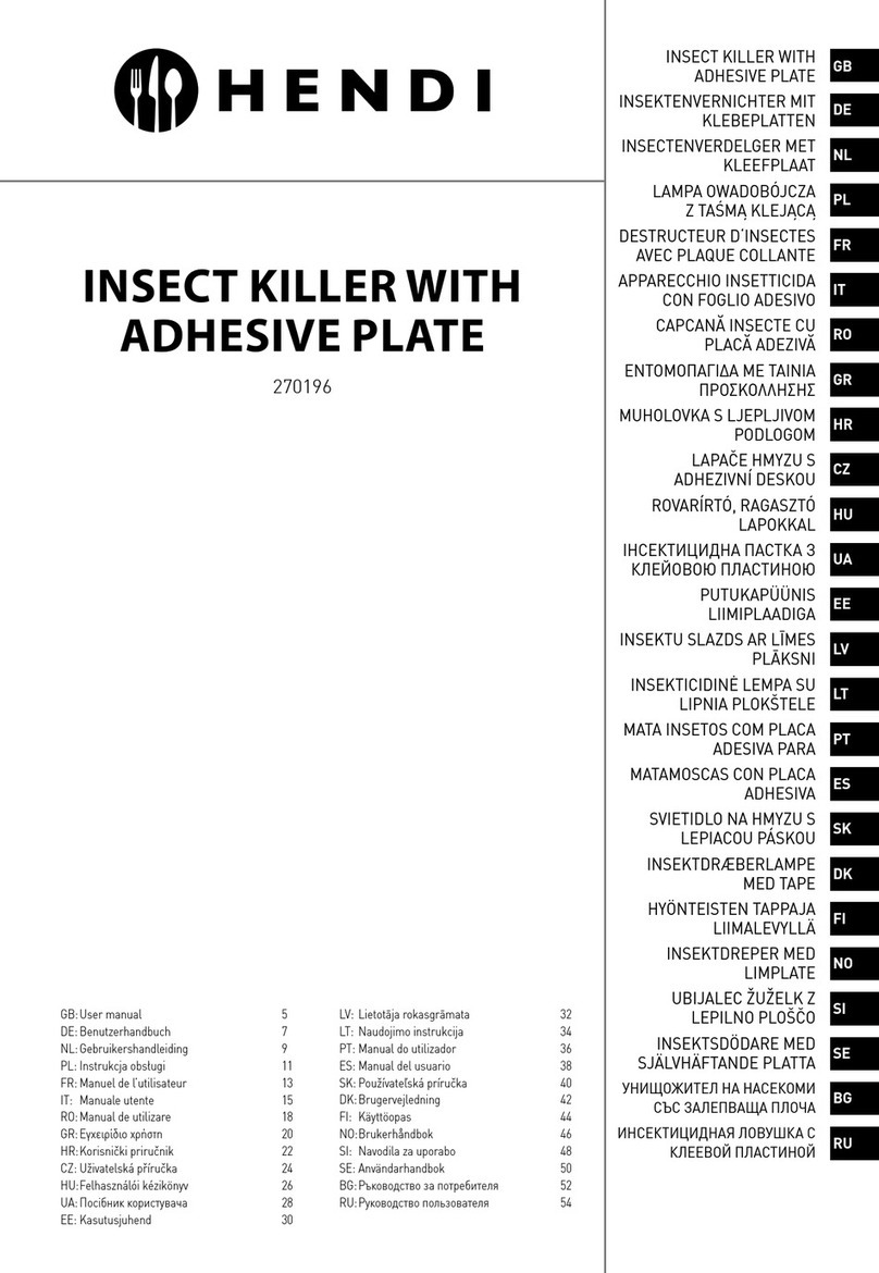 Hendi 270196 user manual