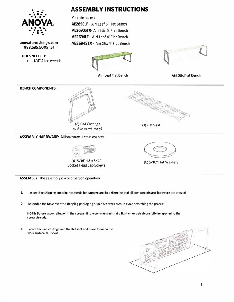 Anova Airi AE2690LF User manual Anova Airi AE2690LF User manual