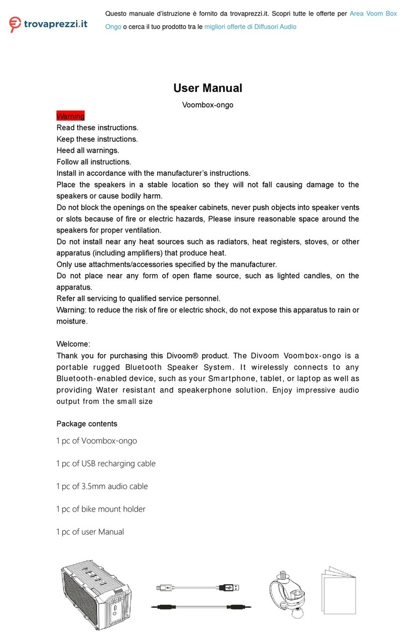 Divoom Voombox-ongo user manual