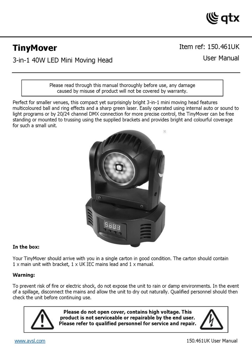 Qtx TinyMover 150.461UK user manual