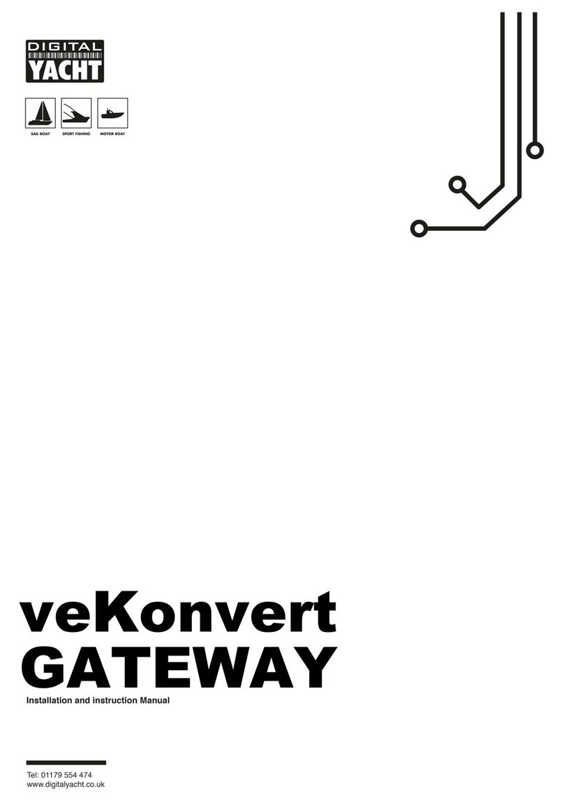 DIGITAL YACHT veKonvert Gateway Installation and instruction manual
