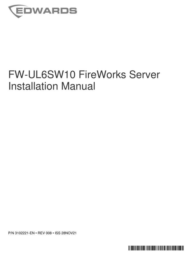 Edwards FW-UL6SW10 installation manual