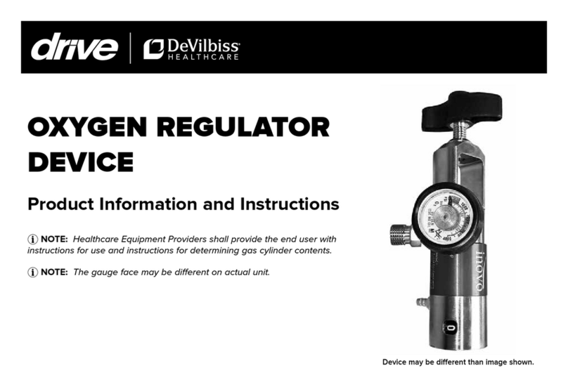 Drive DeVilbiss Healthcare CHAD CH4808-L-BLUE PRODUCT INFORMATION AND INSTRUCTIONS