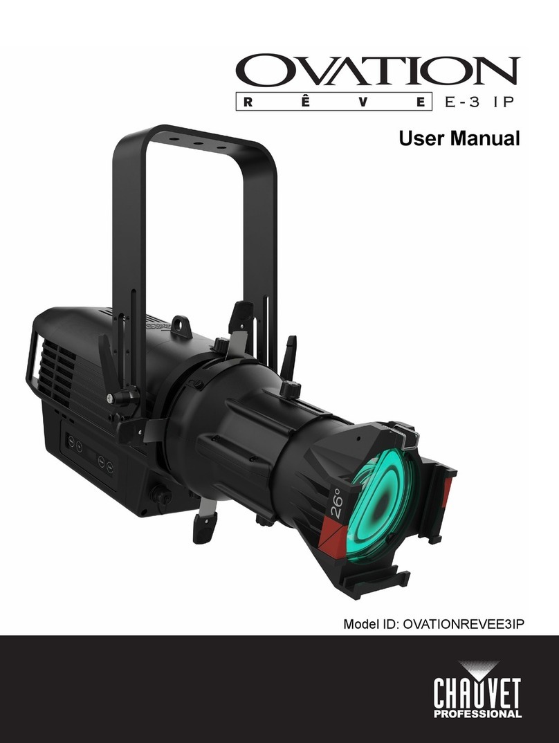 Chauvet Ovation REVE E-3 IP User manual
