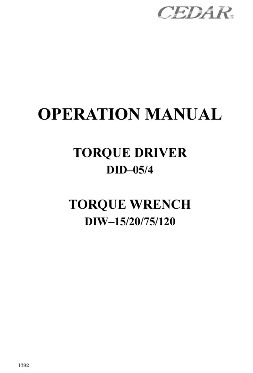 Cedar DI Series Operation manual