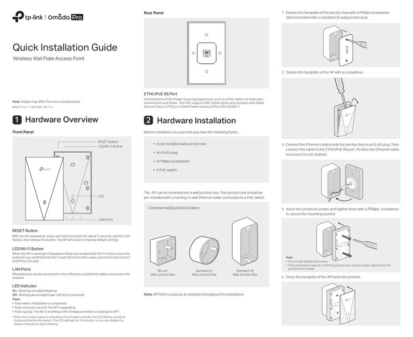 TP-Link Omada Pro AP7650 User manual