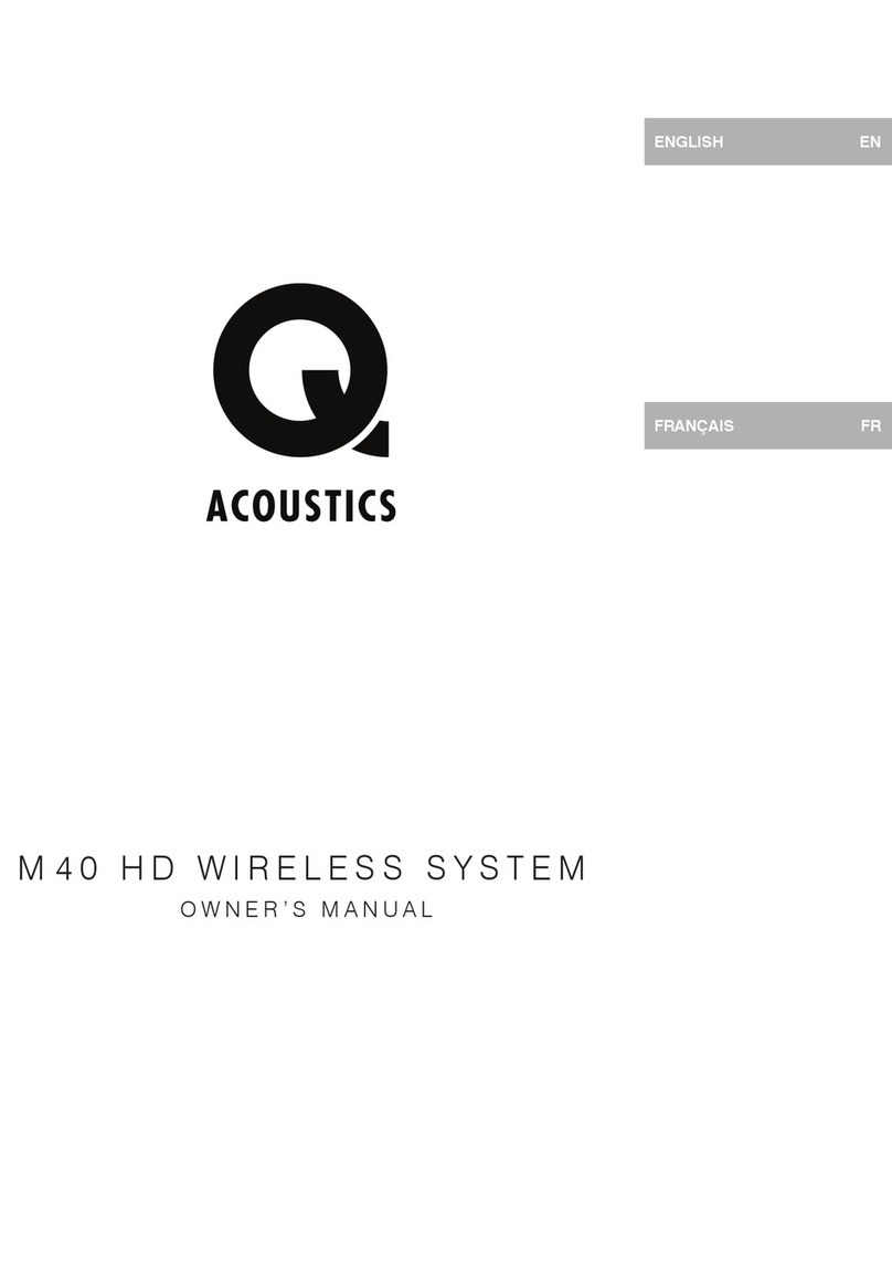 Acoustics M 40 owner's manual
