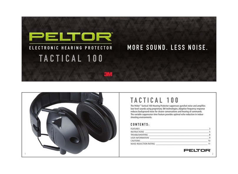3M PELTOR TACTICAL 100 instruction manual