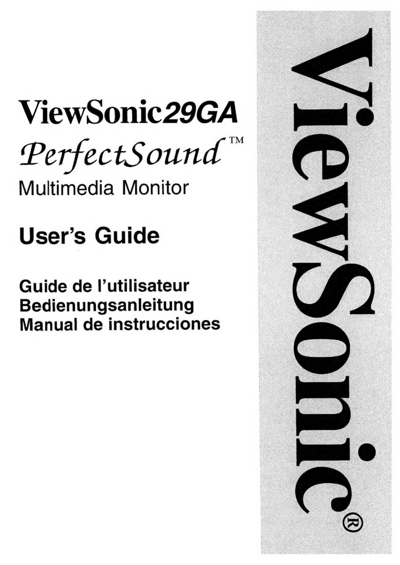 ViewSonic PerfectSound 29GA User manual