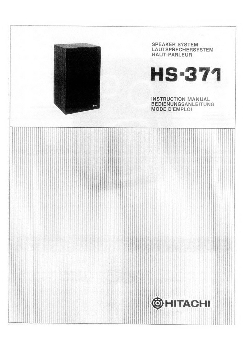 Hitachi HS-371 instruction manual
