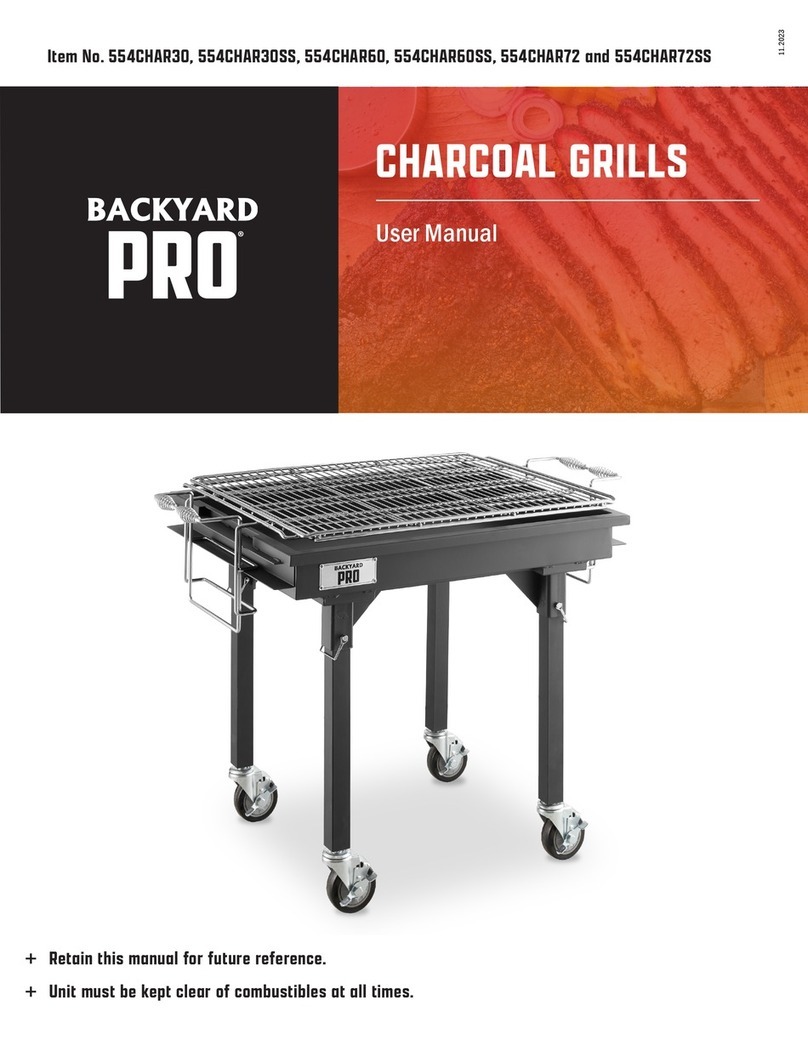 Backyard Pro 554CHAR30 user manual