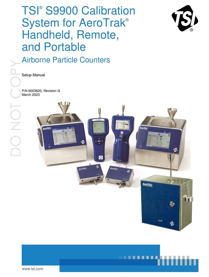 TSI Instruments S9900 User guide