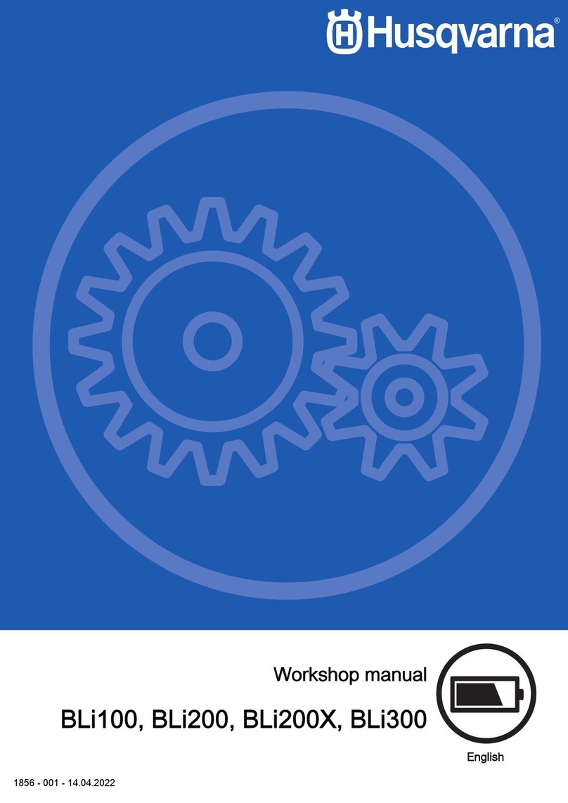 Husqvarna BLi100 Workshop manual