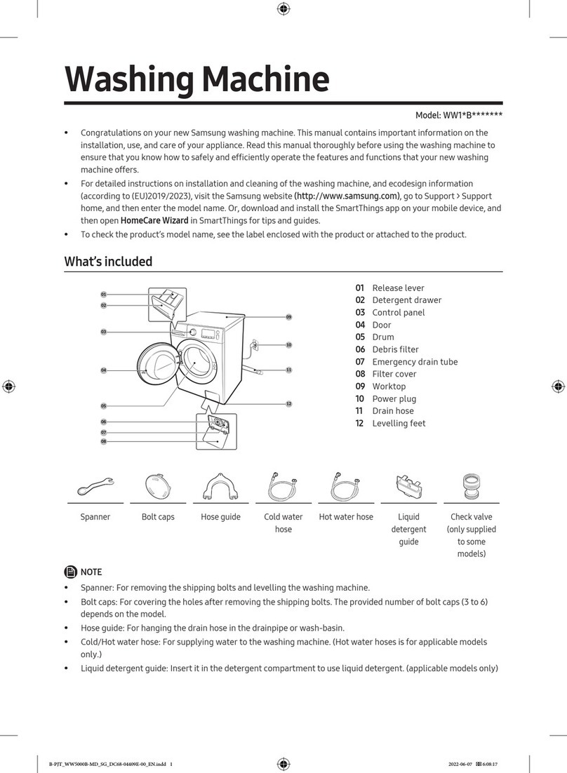 Samsung WW1 B Series manual