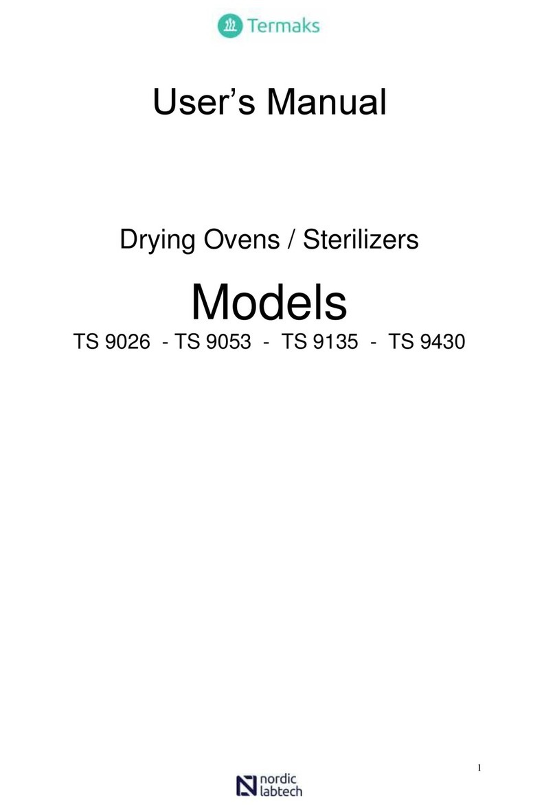 Nordic Lab Termaks TS 9026 user manual Nordic Lab Termaks TS 9026 user manual