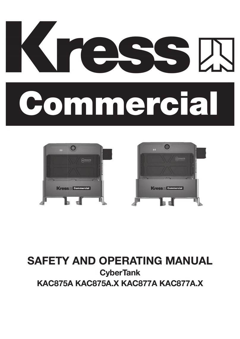 KRESS CyberTank KAC875A Safety and operating manual