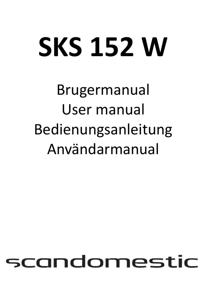Scandomestic SKS 152 W user manual